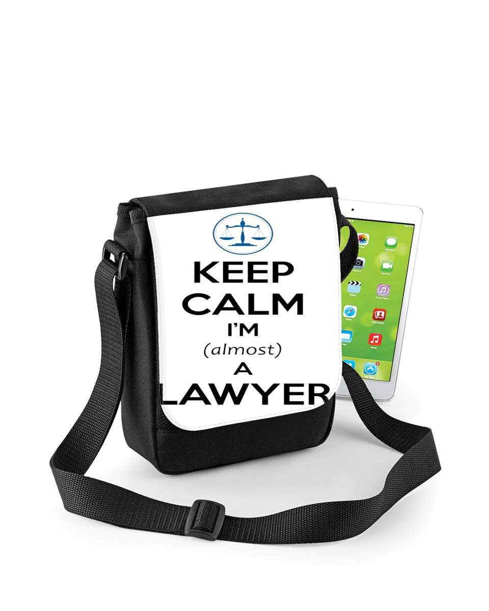 Mini Sac - Pochette unisexe pour Keep calm i am almost a lawyer cadeau étudiant en droit
