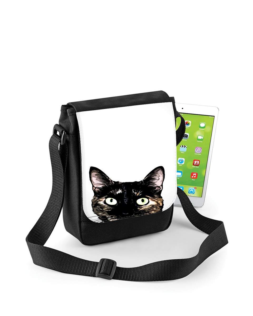 Mini Sac - Pochette unisexe pour Peeking Cat