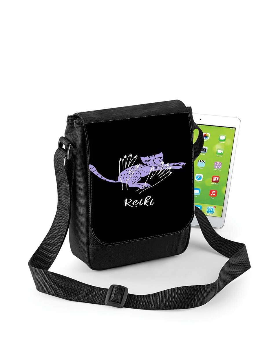 Mini Sac - Pochette unisexe pour Reiki Animal chat violet