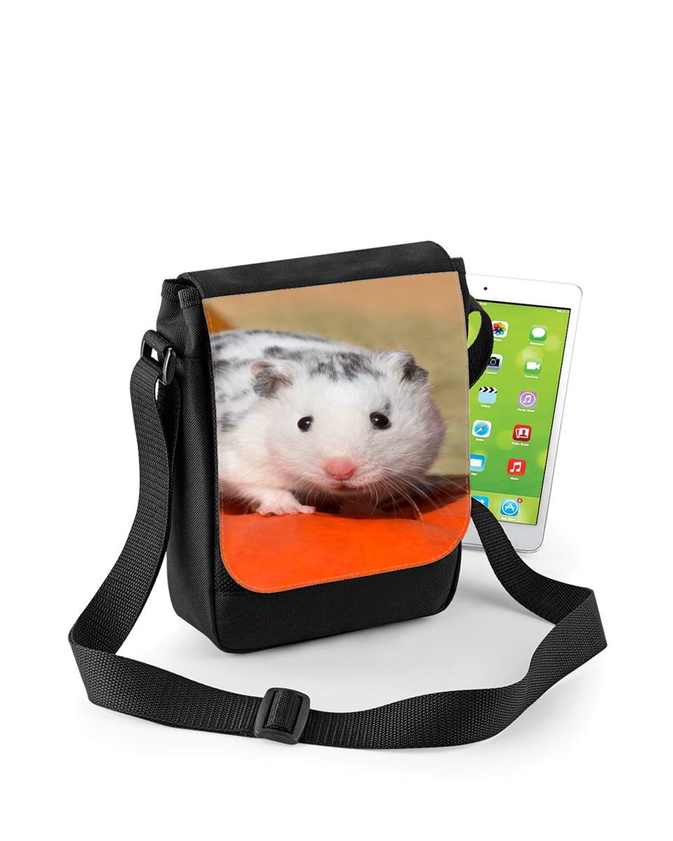 Mini Sac - Pochette unisexe pour Hamster dalmatien blanc tacheté de noir
