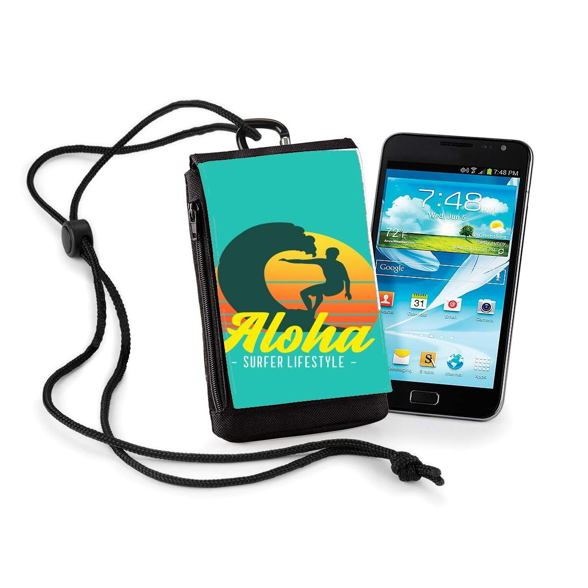 Pochette de téléphone - Taille XL pour Aloha Surfer lifestyle