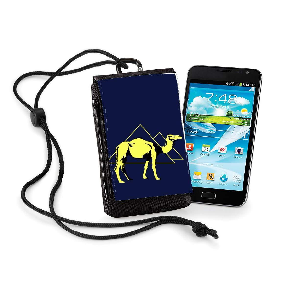 Pochette de téléphone - Taille XL pour Arabian Camel (Dromadaire)