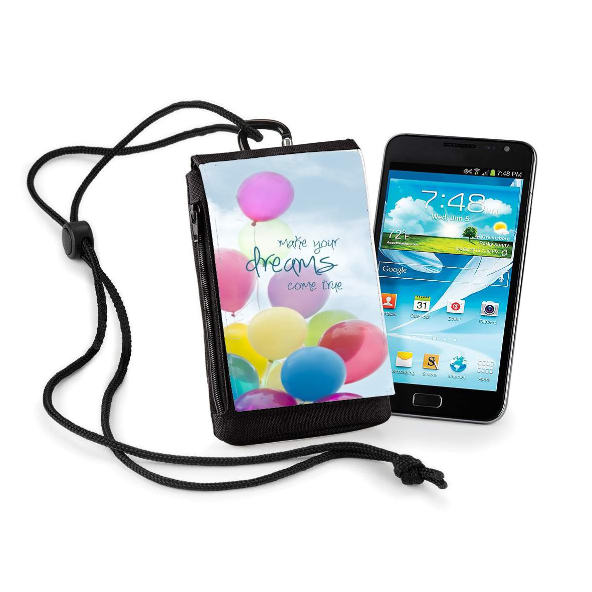 Pochette de téléphone - Taille XL pour balloon dreams