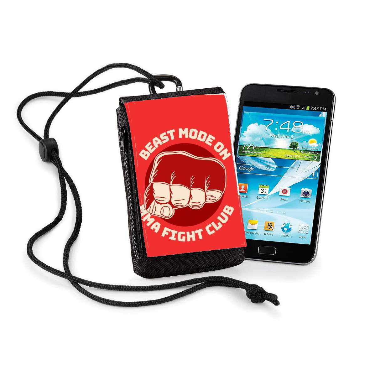 Pochette de téléphone - Taille XL pour Beast MMA Fight Club