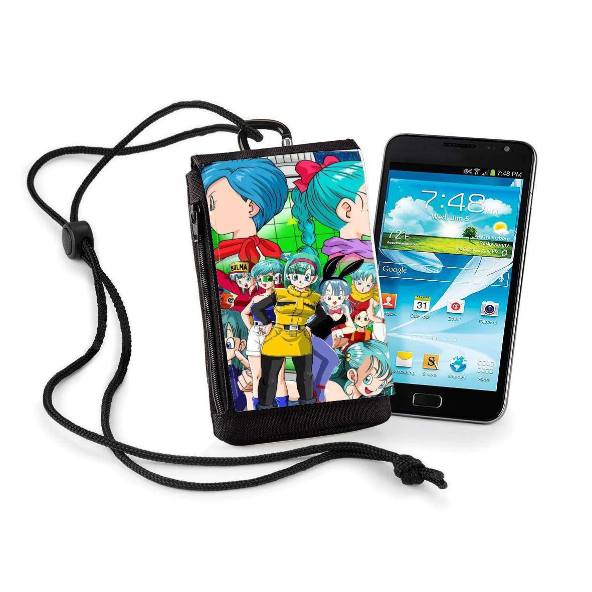 Pochette de téléphone - Taille XL pour Bulma Dragon Ball super art