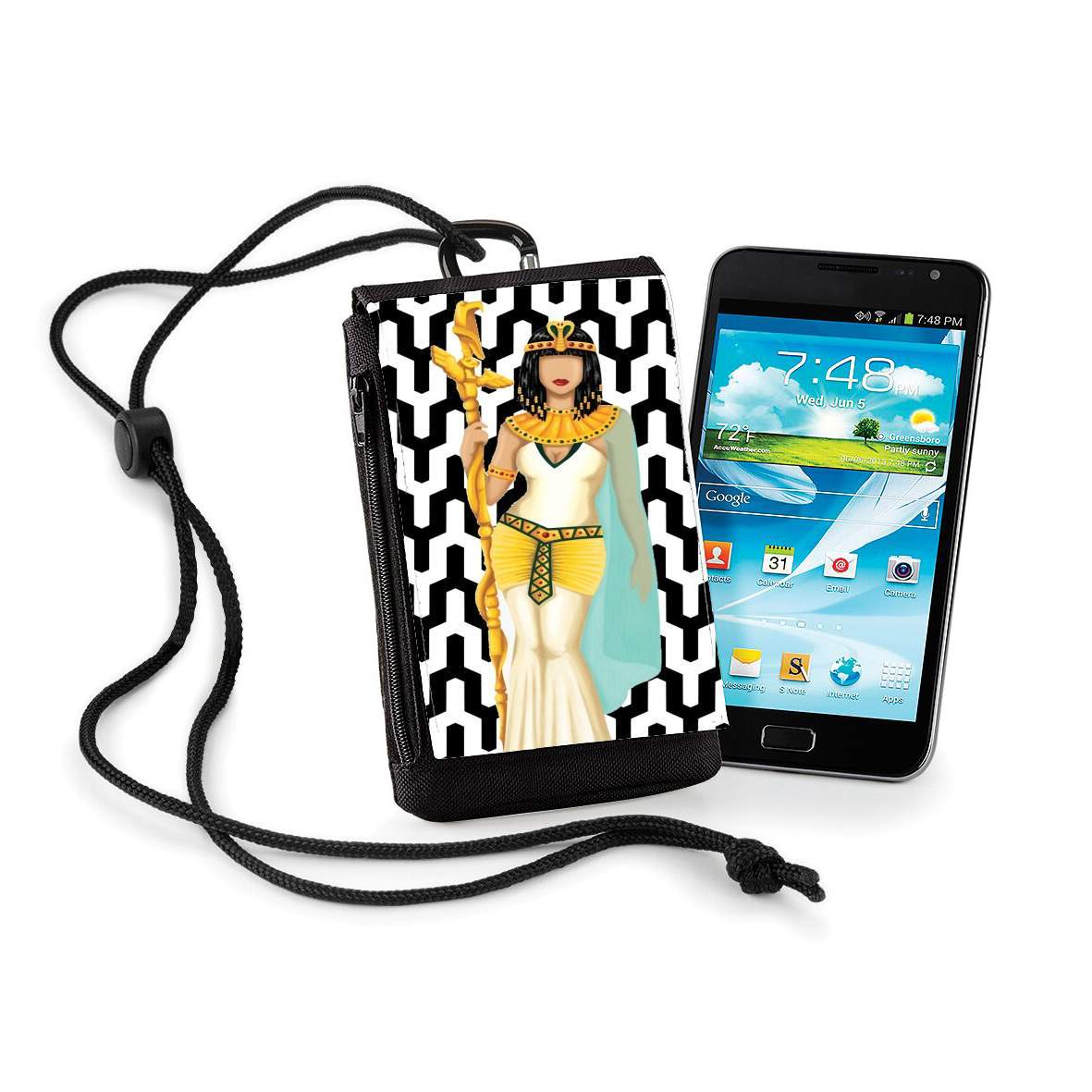 Pochette de téléphone - Taille XL pour Cleopatra Egypt