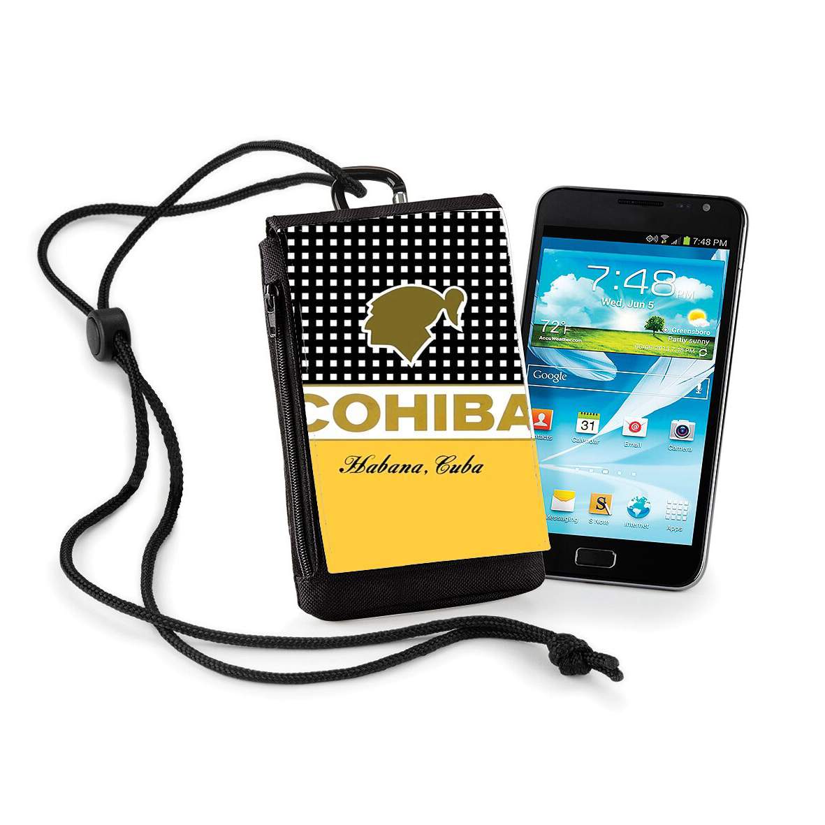 Pochette de téléphone - Taille XL pour Cohiba Cigare by cuba