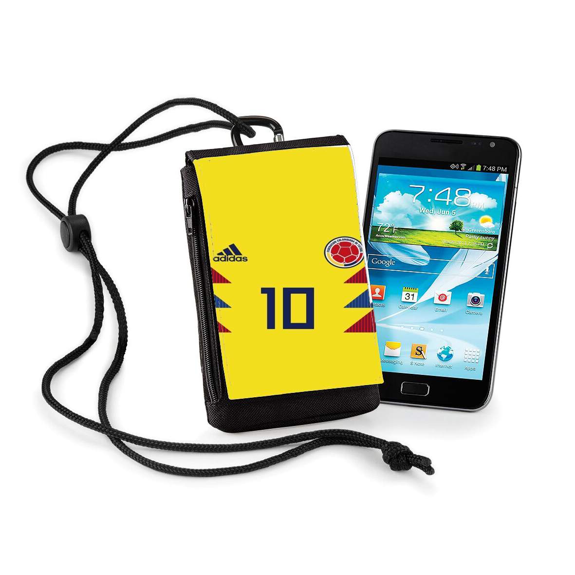Pochette de téléphone - Taille XL pour Colombia World Cup Russia 2018