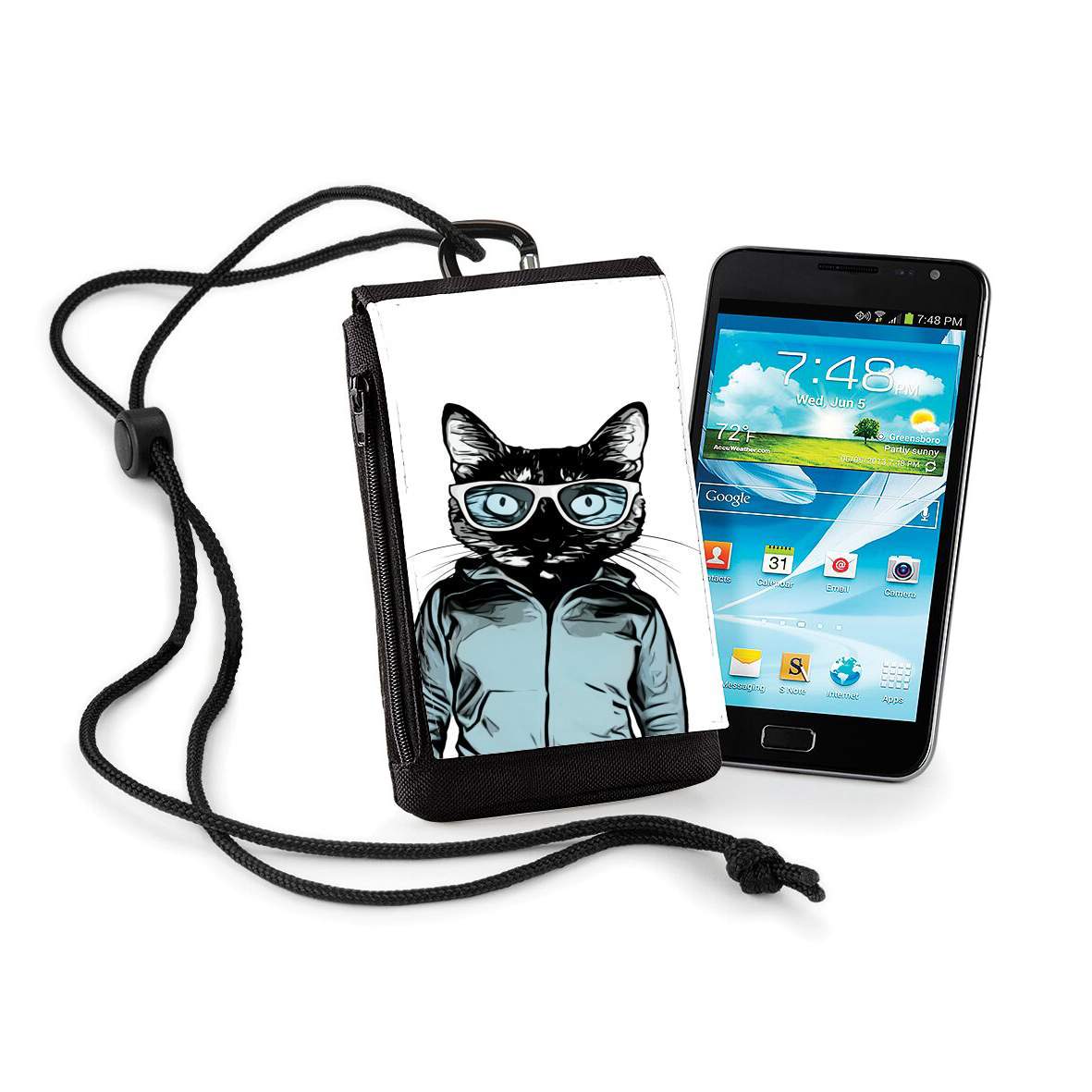 Pochette de téléphone - Taille XL pour Cool Cat