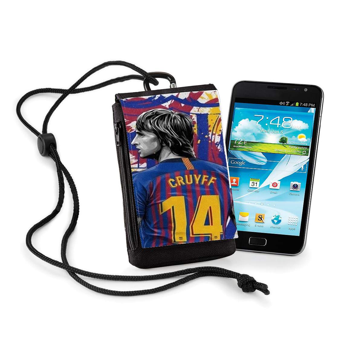 Pochette de téléphone - Taille XL pour Cruyff 14
