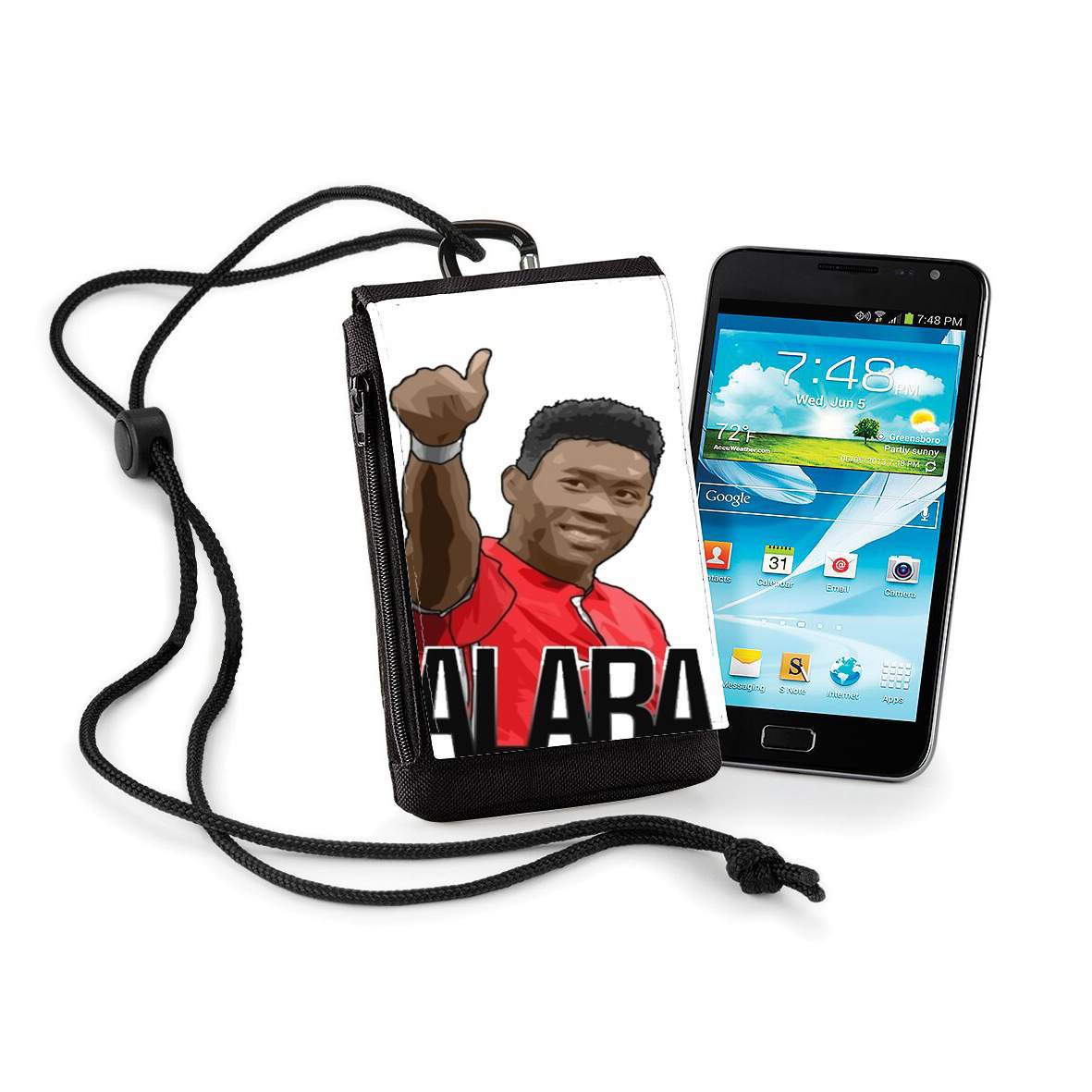 Pochette de téléphone - Taille XL pour David Alaba Bayern