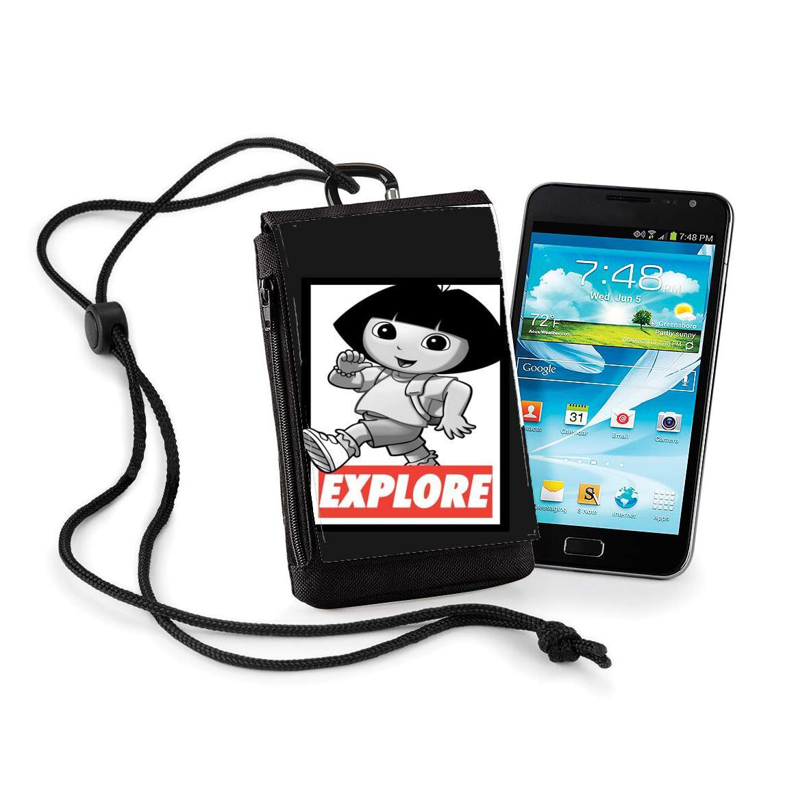 Pochette de téléphone - Taille XL pour Dora Explore
