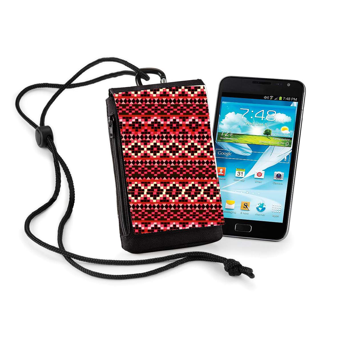 Pochette de téléphone - Taille XL pour Aztec Pixel