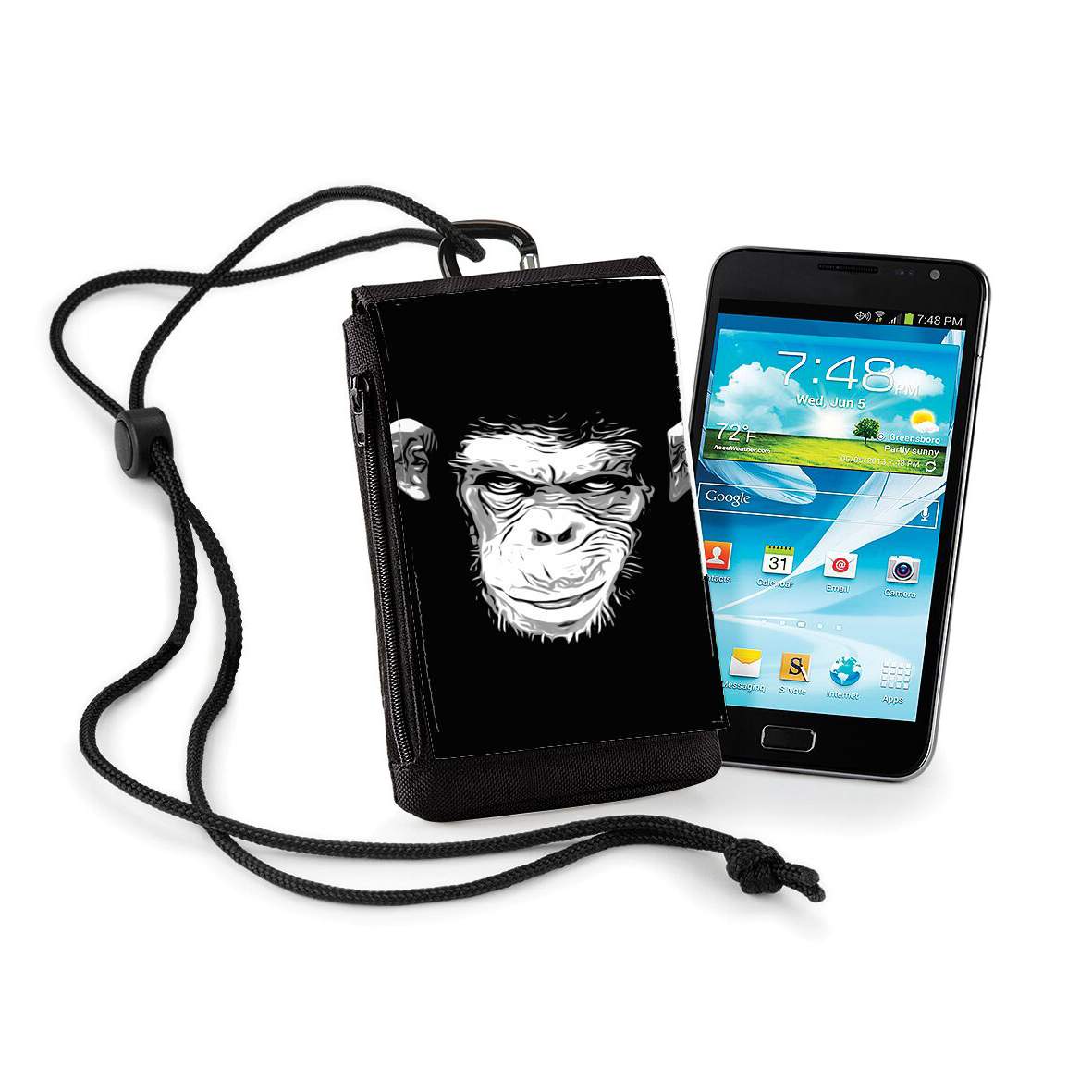Pochette de téléphone - Taille XL pour Evil Monkey