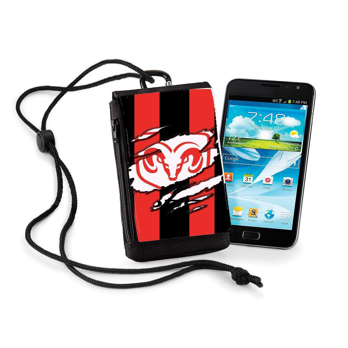 Pochette de téléphone - Taille XL pour Fan Driver Dodge Viper Griffe Art