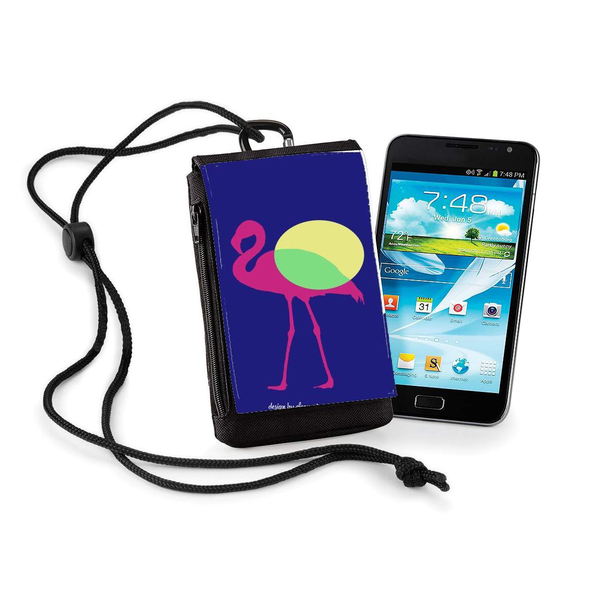 Pochette de téléphone - Taille XL pour FlamingoPOP