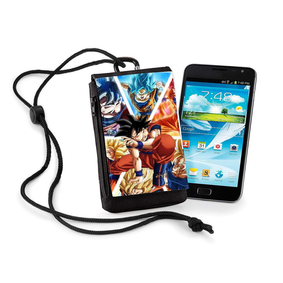 Pochette de téléphone - Taille XL pour Goku Ultra Instinct