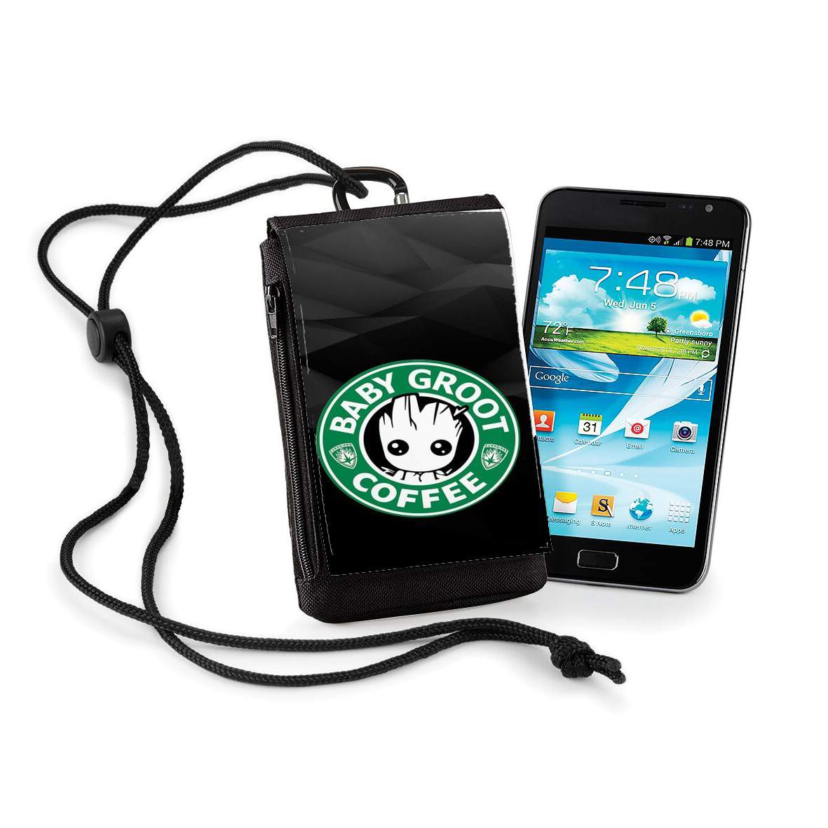 Pochette de téléphone - Taille XL pour Groot Coffee