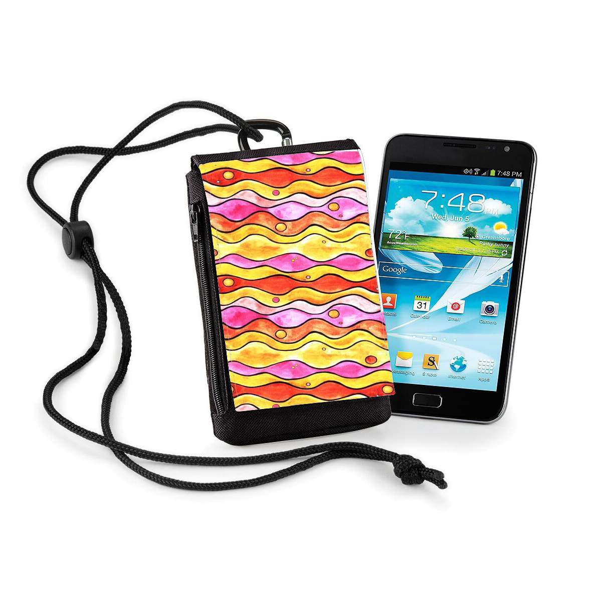 Pochette de téléphone - Taille XL pour Happy Ocean