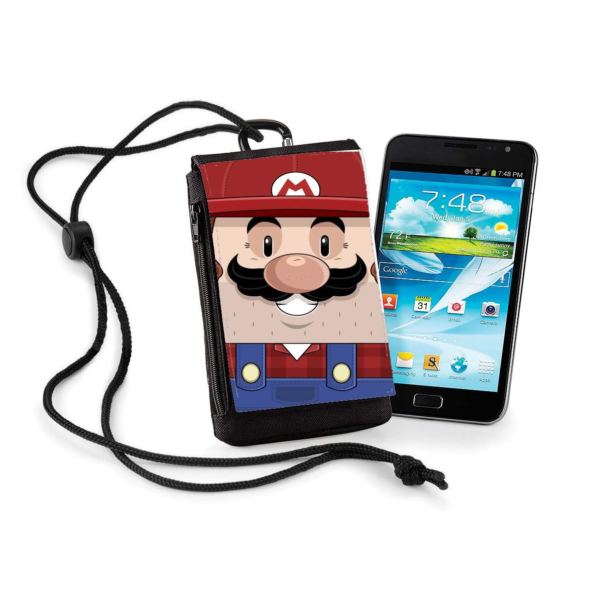 Pochette de téléphone - Taille XL pour Mariobox