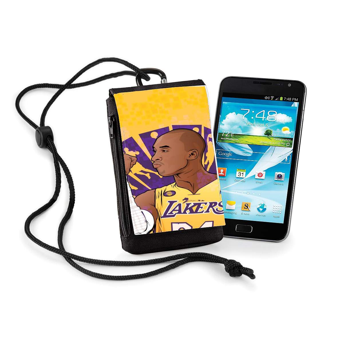 Pochette de téléphone - Taille XL pour NBA Legends: Kobe Bryant