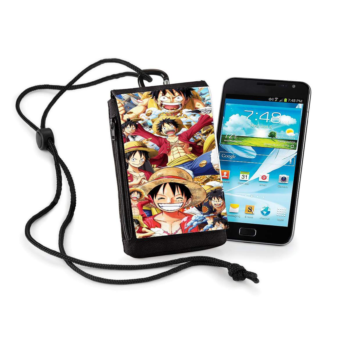 Pochette de téléphone - Taille XL pour One Piece Luffy