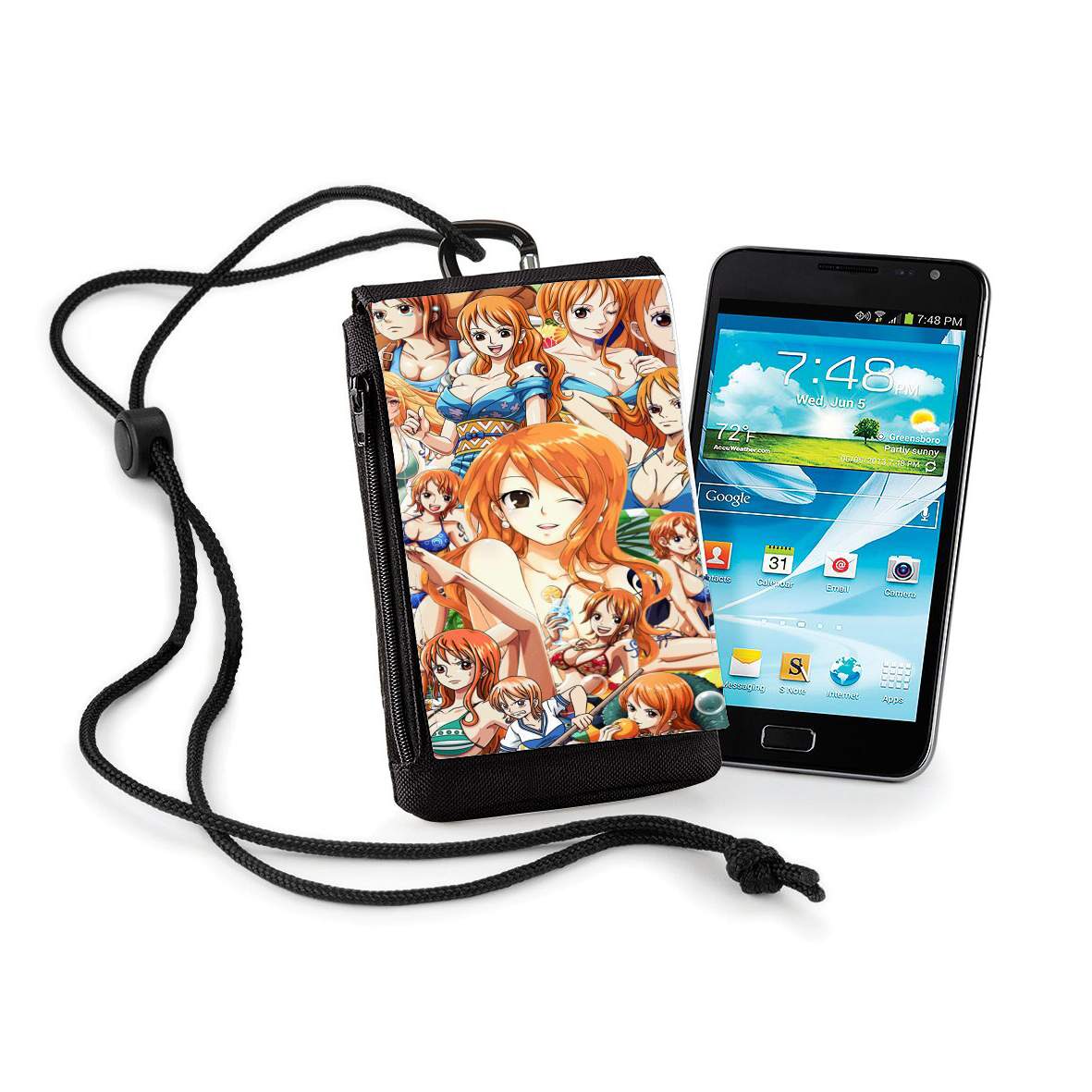 Pochette de téléphone - Taille XL pour One Piece Nami