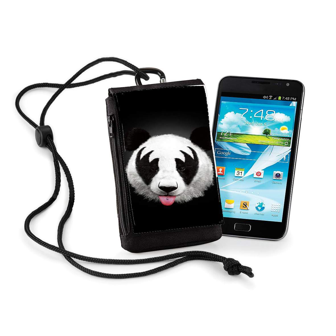 Pochette de téléphone - Taille XL pour Panda Punk