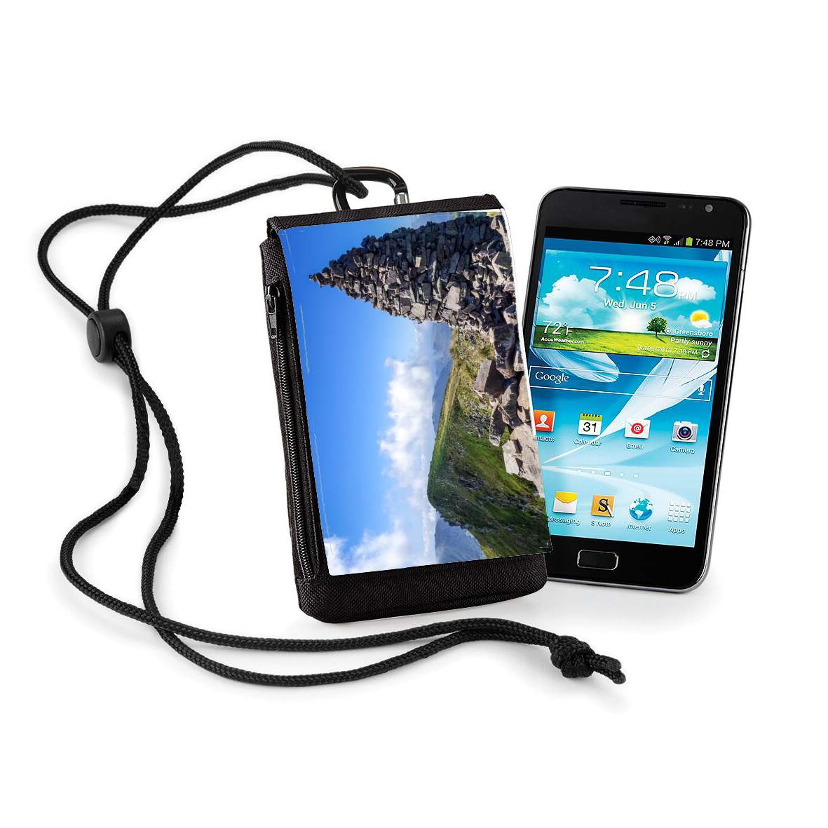 Pochette de téléphone - Taille XL pour Puy mary and chain of volcanoes of auvergne