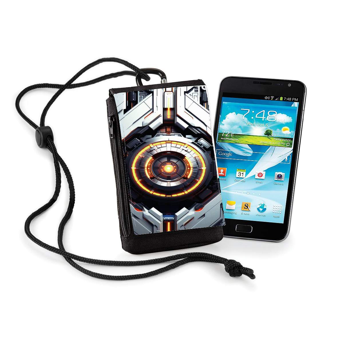 Pochette de téléphone - Taille XL pour Tech Screen Media V2
