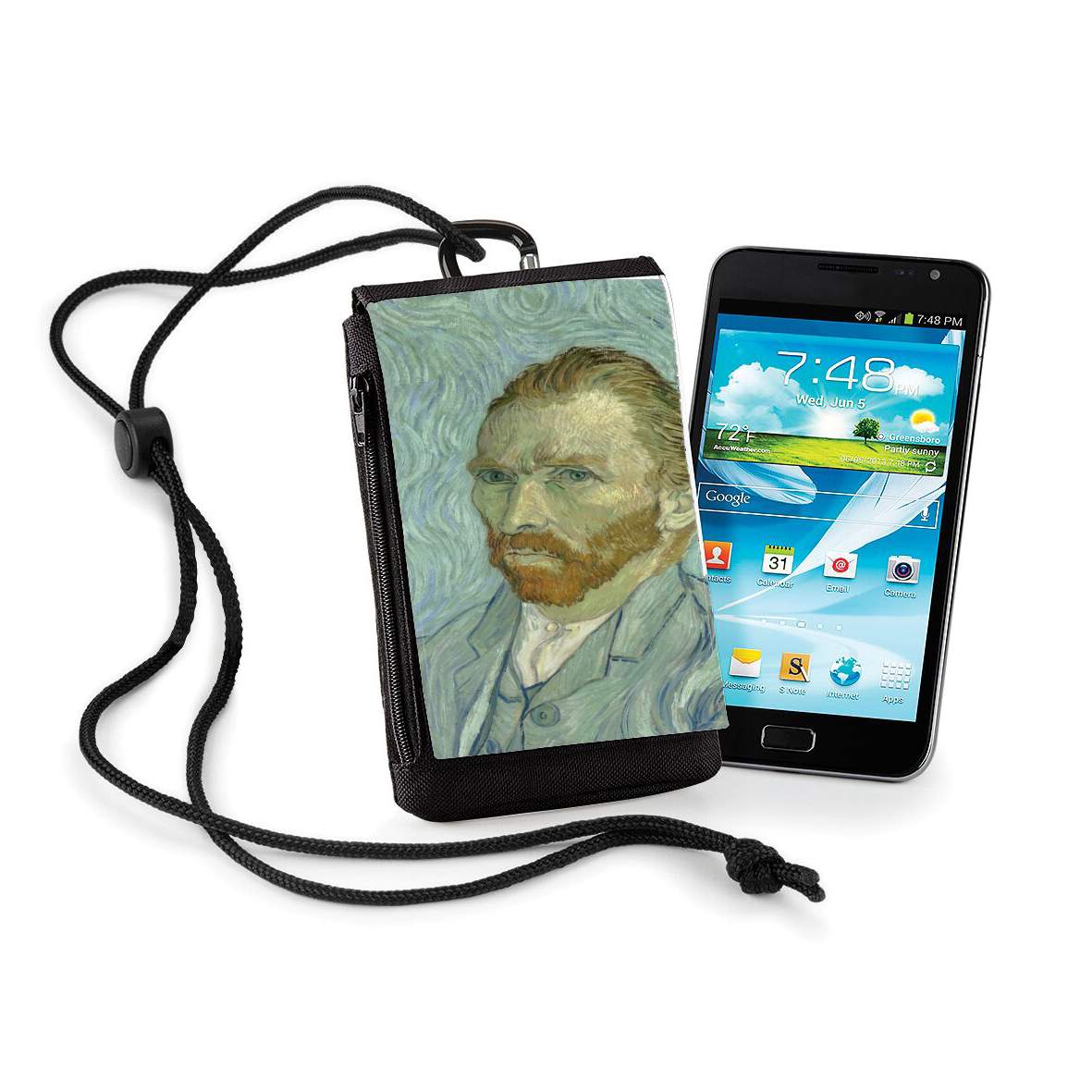 Pochette de téléphone - Taille XL pour Van Gogh Self Portrait