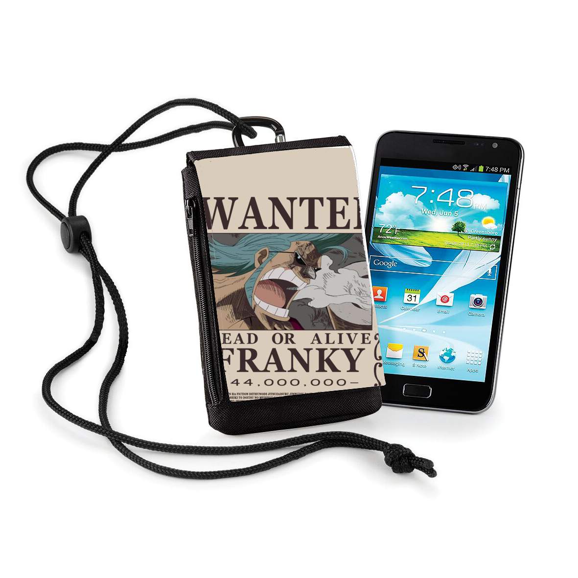Pochette de téléphone - Taille XL pour Wanted Francky Dead or Alive