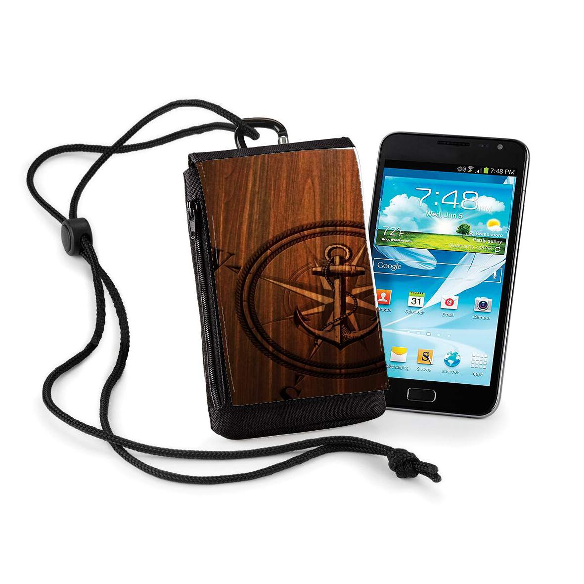 Pochette de téléphone - Taille XL pour Wooden Anchor