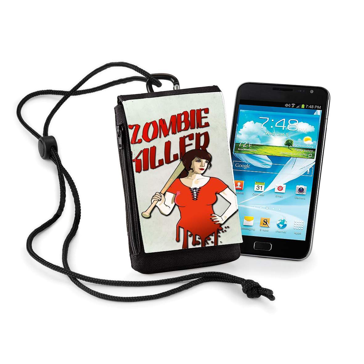 Pochette de téléphone - Taille XL pour Zombie Killer