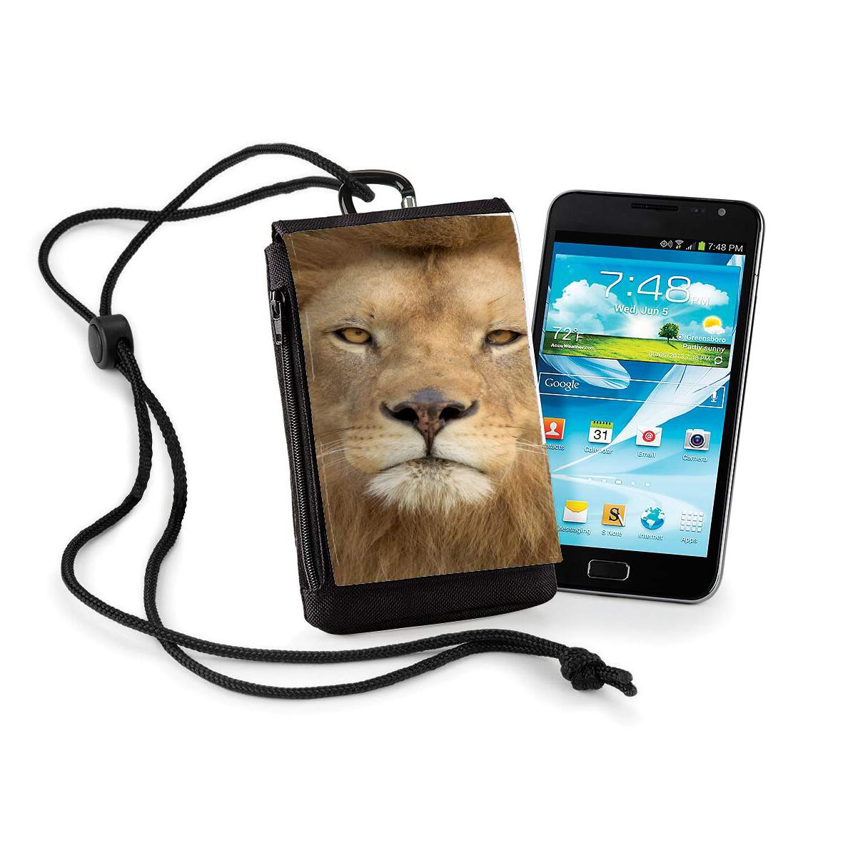 Pochette de téléphone - Taille normal pour Africa Lion