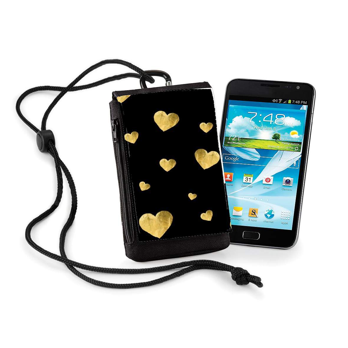 Pochette de téléphone - Taille normal pour Floating Hearts
