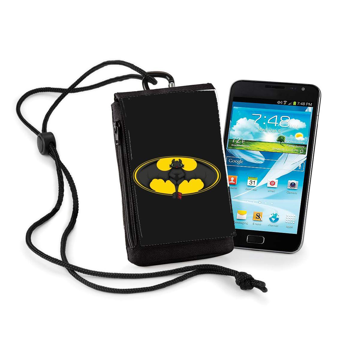 Pochette de téléphone - Taille normal pour Krokmou x Batman