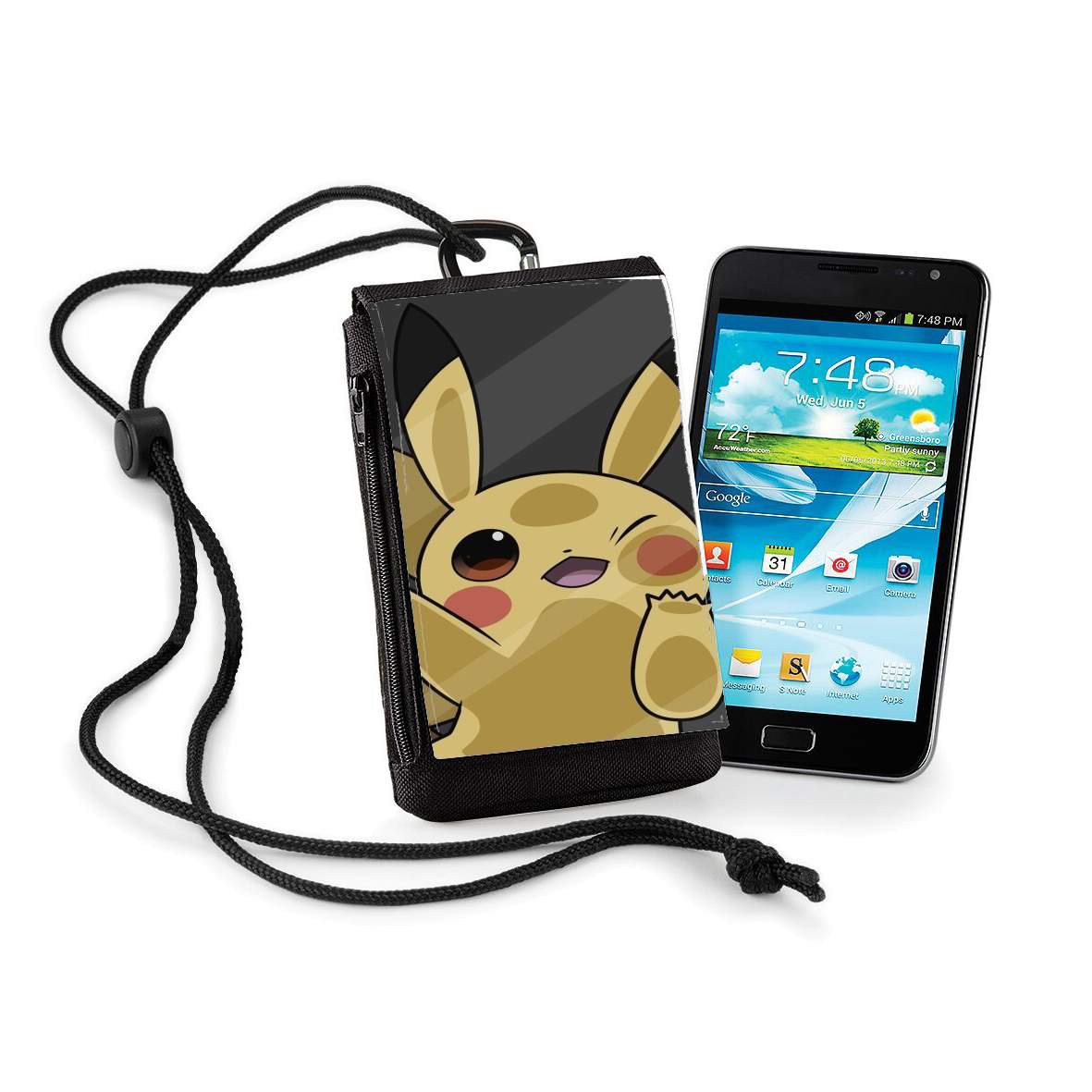 Pochette de téléphone - Taille normal pour Pikachu Lockscreen