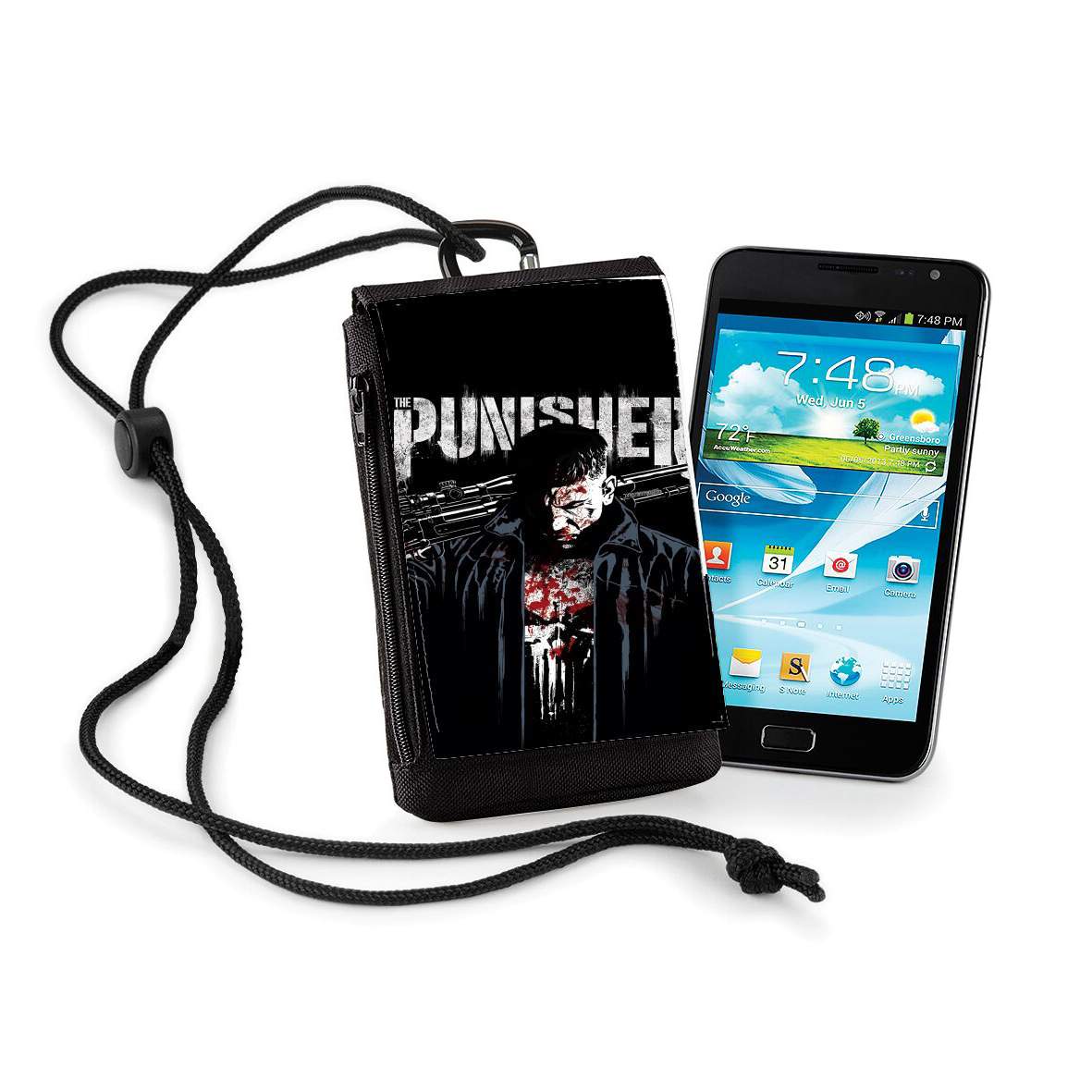 Pochette de téléphone - Taille normal pour Punisher Blood Frank Castle