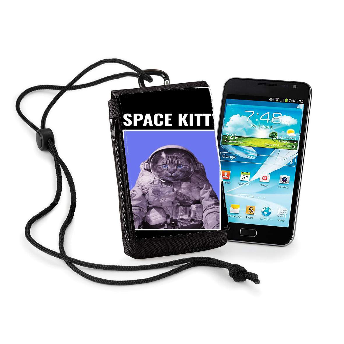 Pochette de téléphone - Taille normal pour Space Kitty