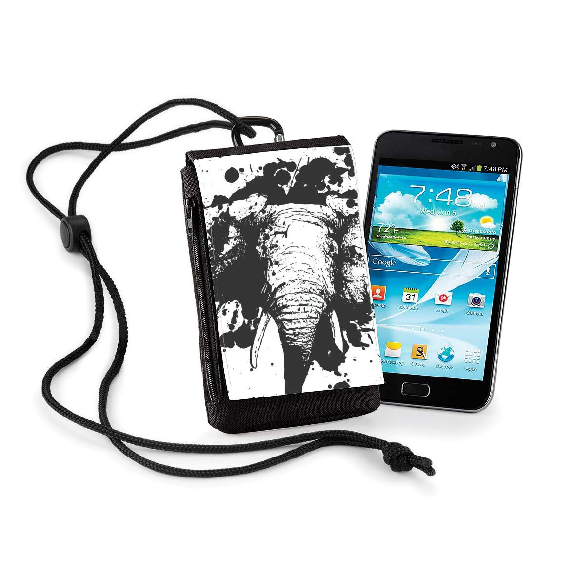 Pochette de téléphone - Taille normal pour Splashing Elephant