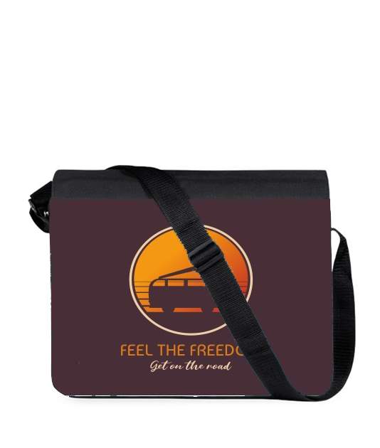 Sac bandoulière - besace pour Feel The freedom on the road