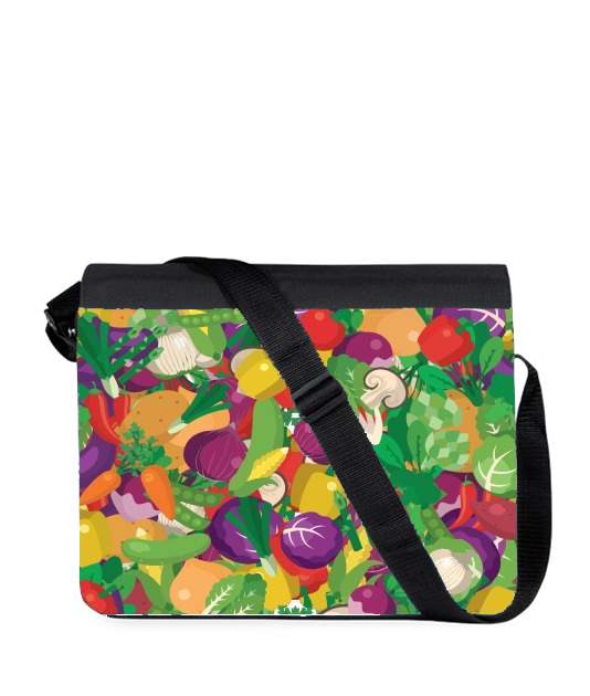 Sac bandoulière - besace pour Healthy Food: Fruits and Vegetables V3