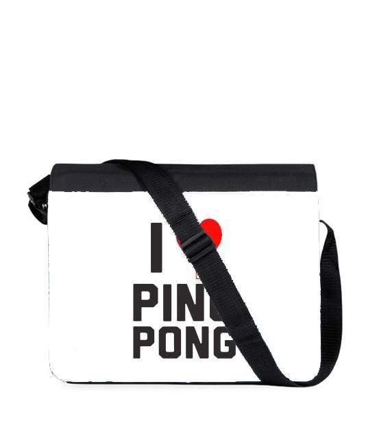 Sac bandoulière - besace pour I love Ping Pong