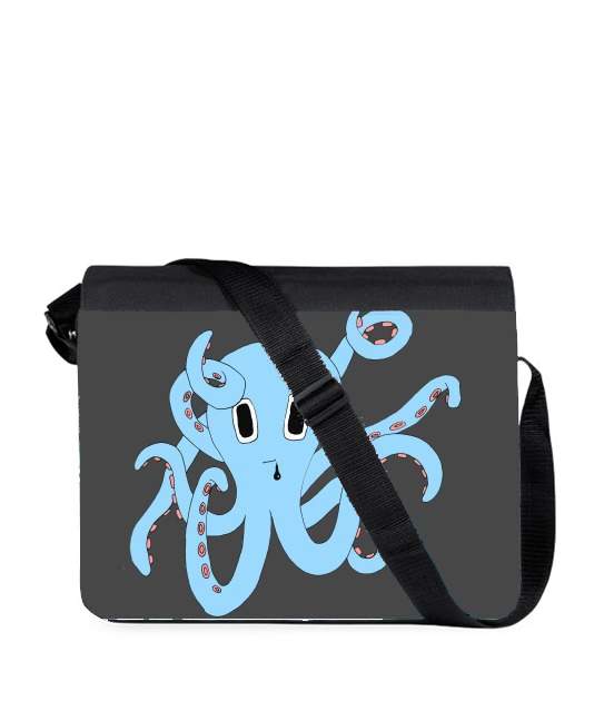 Sac bandoulière - besace pour octopus Blue cartoon