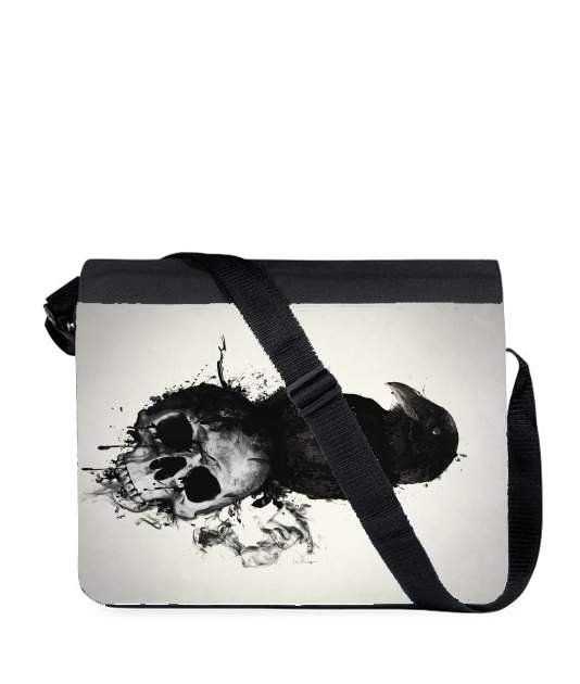 Sac bandoulière - besace pour Raven and Skull