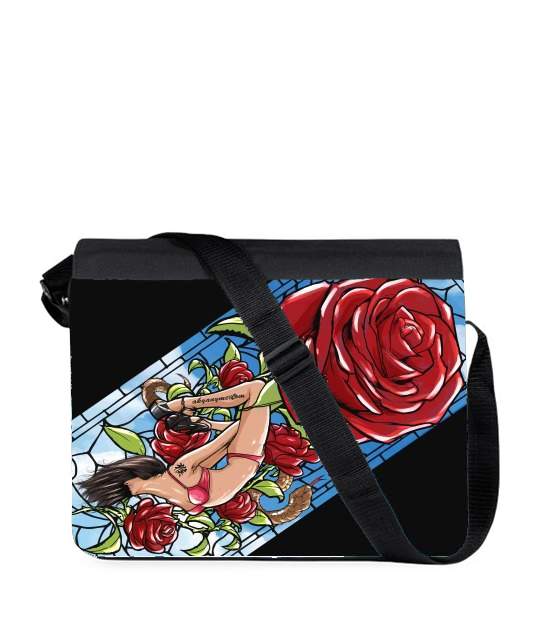 Sac bandoulière - besace pour Red Roses