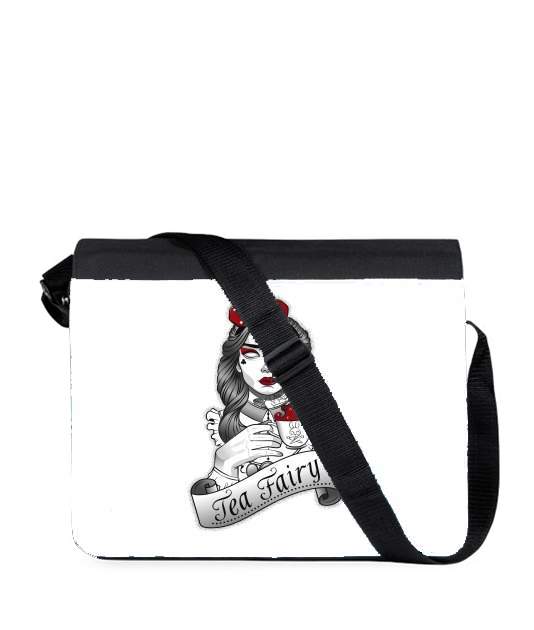 Sac bandoulière - besace pour Scary zombie Alice drinking tea