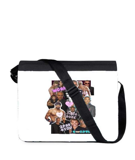 Sac bandoulière - besace pour Shemar Moore collage
