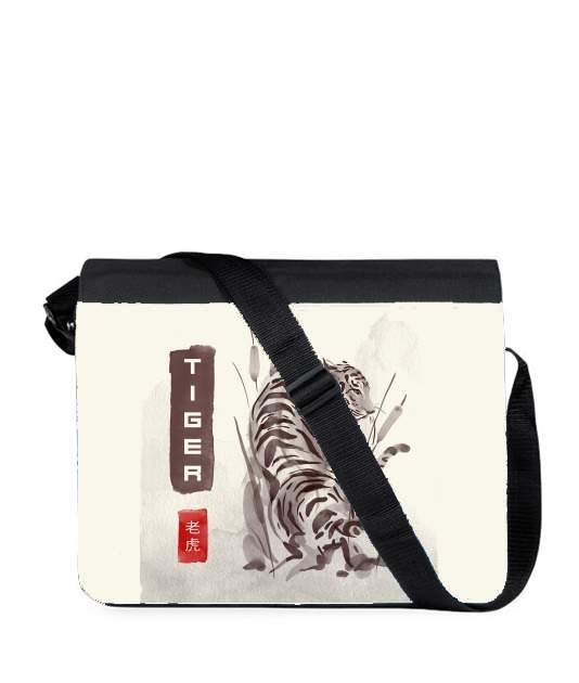 Sac bandoulière - besace pour Tiger Japan Watercolor Art